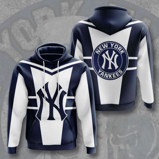 New York Yankees MLB 3D MLB All Over Print Hoodie -Moonbestprint