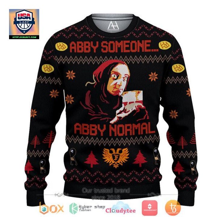 New Young Frankenstein Abby Someone Abby Normal Christmas Ugly Sweater ? Usalast