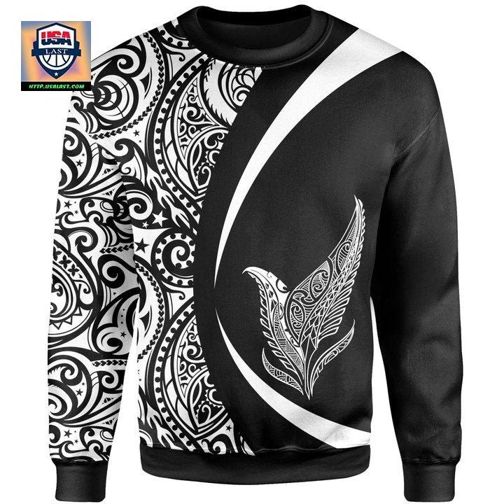 New Zealand Silver Fern Maori Sweater ? Circle Style J91 ? Usalast