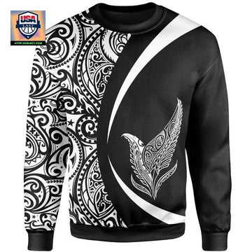 New Zealand Silver Fern Maori Sweater ? Circle Style J91 ? Usalast