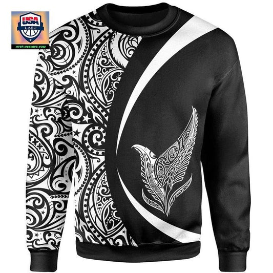 New Zealand Silver Fern Maori Sweater ? Circle Style J91 ? Usalast