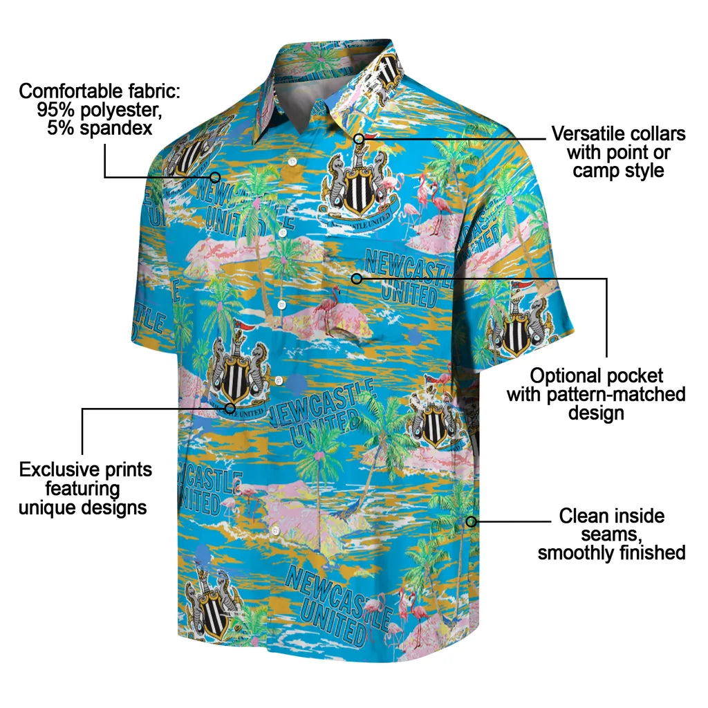 Newcastle United Flamingo Retreat 2026 Hawaiian Shirt – Moonbestprint