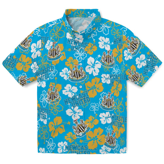 Newcastle United Hibiscus Bloom Hawaiian Shirt – Moonbestprint