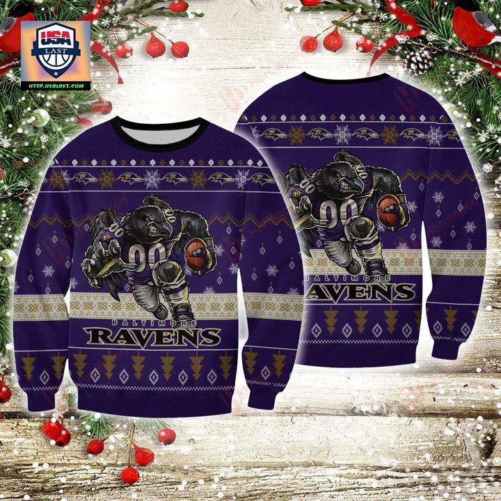 Nfl Baltimore Ravens Player Rushing Sweater And Ugly Sweater ? Usalast