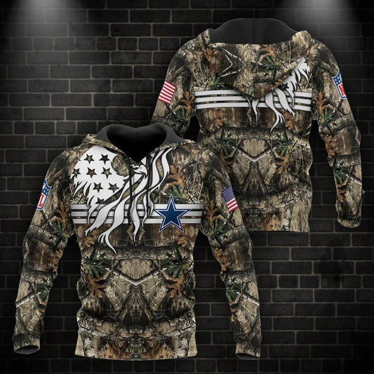 NFL Dallas Cowboys Hunting NFL 3D All Over Print Hoodie -Moonbestprint
