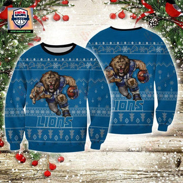 Nfl Detroit Lions Player Rushing Sweater And Ugly Sweater ? Usalast