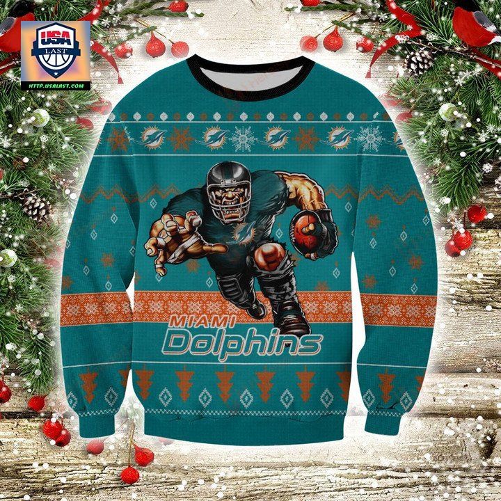 Nfl Miami Dolphins Player Rushing Sweater And Ugly Sweater ? Usalast