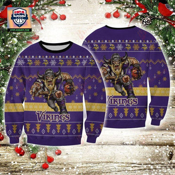 Nfl Minnesota Vikings Player Rushing Sweater And Ugly Sweater ? Usalast