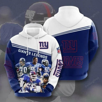 NFL New York Giants Legend NFL 3D All Over Print Hoodie -Moonbestprint