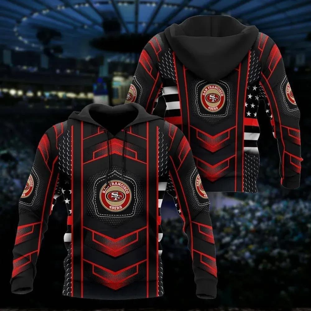NFL San Francisco 49ers NFL 3D All Over Print Hoodie -Moonbestprint