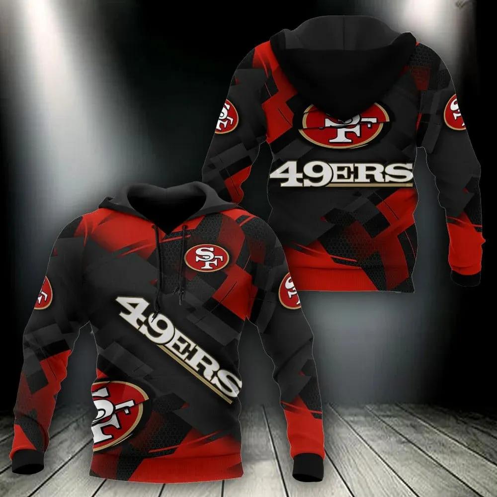 NFL San Francisco 49ers NFL 3D All Over Print Hoodie -Moonbestprint