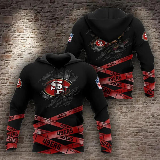NFL San Francisco 49ers NFL 3D All Over Print Hoodie -Moonbestprint