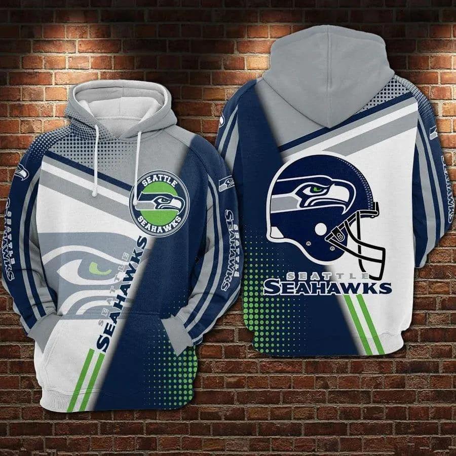 NFL Seattle Seahawks NFL 3D All Over Print Hoodie -Moonbestprint