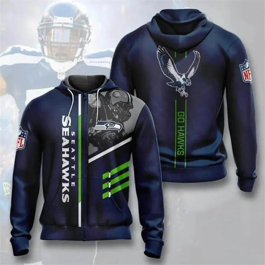 NFL Seattle Seahawks NFL 3D All Over Print Hoodie -Moonbestprint