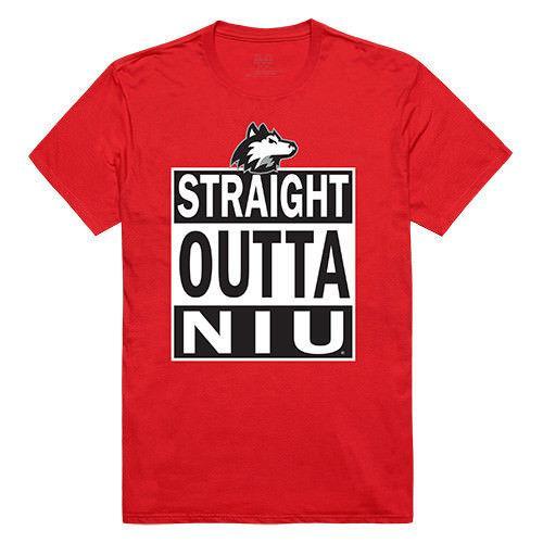 Niu Northern Illinois University Huskies NCAA Straight Outta T-Shirt