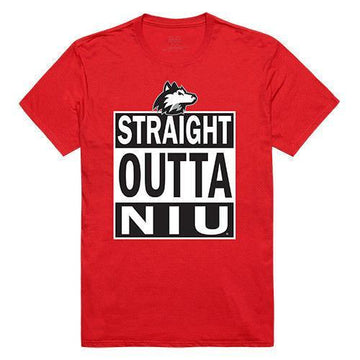Niu Northern Illinois University Huskies NCAA Straight Outta T-Shirt