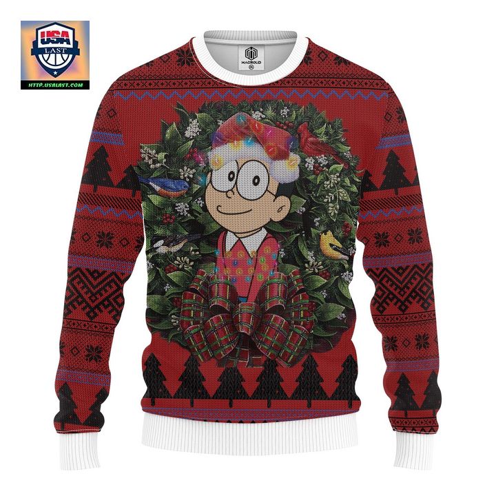 Nobita Doraemon Mc Ugly Christmas Sweater Thanksgiving Gift ? Usalast
