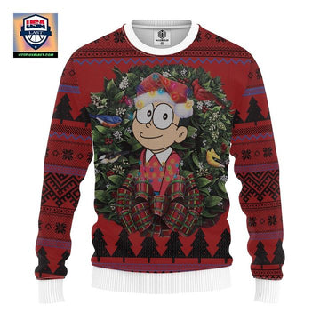 Nobita Doraemon Mc Ugly Christmas Sweater Thanksgiving Gift ? Usalast