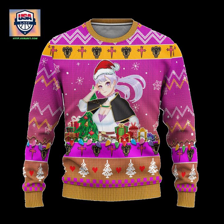 Noelle Silva Anime Ugly Christmas Sweater Black Clover Xmas Gift ? Usalast