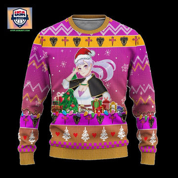 Noelle Silva Anime Ugly Christmas Sweater Black Clover Xmas Gift ? Usalast