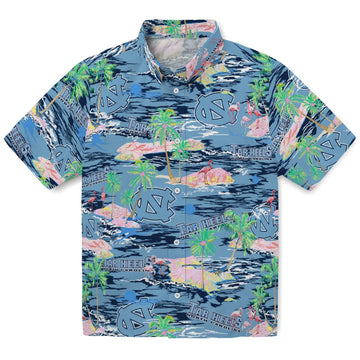 North Carolina Tar Heels Flamingo Retreat 2026 Hawaiian Shirt – Moonbestprint