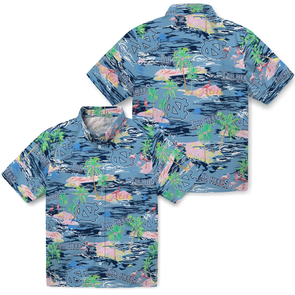 North Carolina Tar Heels Flamingo Retreat 2026 Hawaiian Shirt – Moonbestprint