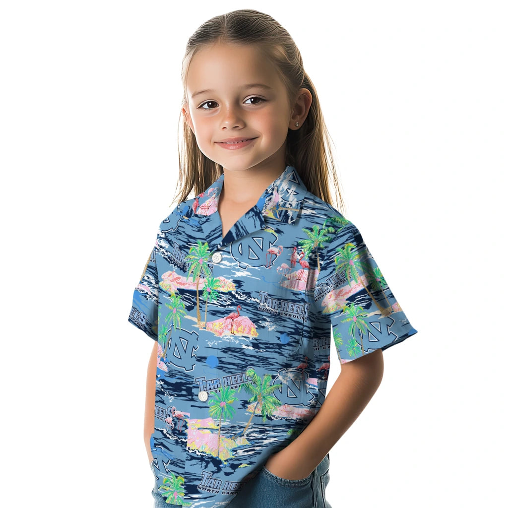 North Carolina Tar Heels Flamingo Retreat 2026 Hawaiian Shirt – Moonbestprint