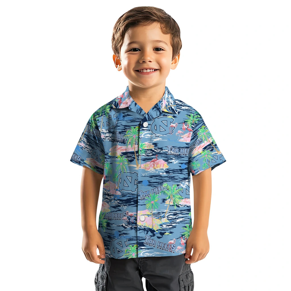 North Carolina Tar Heels Flamingo Retreat 2026 Hawaiian Shirt – Moonbestprint