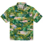North Dakota State Bison Flamingo Retreat 2026 Hawaiian Shirt – Moonbestprint