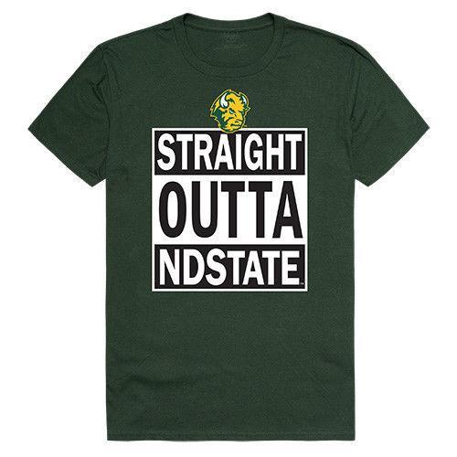 North Dakota State University Bison Thundering Herd NCAA Straight Outta T-Shirt