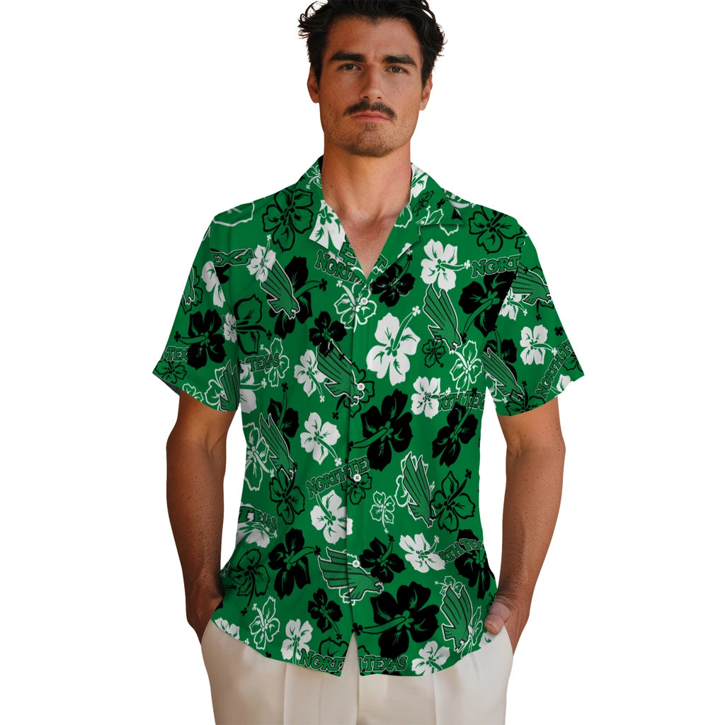 North Texas Mean Hibiscus Bloom Hawaiian Shirt – Moonbestprint