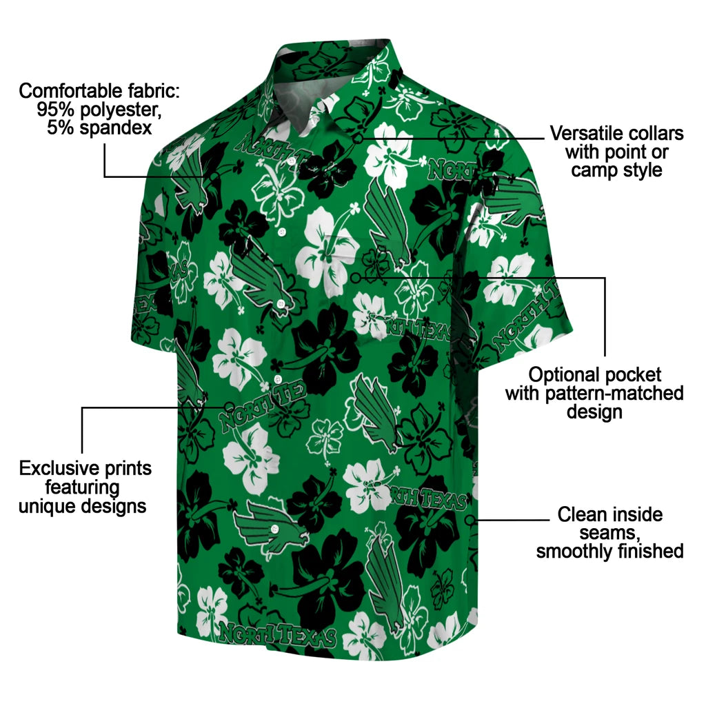 North Texas Mean Hibiscus Bloom Hawaiian Shirt – Moonbestprint
