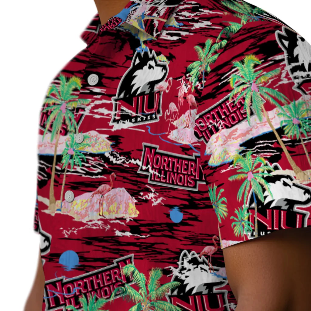 Northern Illinois Huskies Flamingo Retreat 2026 Hawaiian Shirt – Moonbestprint