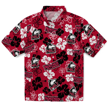 Northern Illinois Huskies Hibiscus Bloom Hawaiian Shirt – Moonbestprint