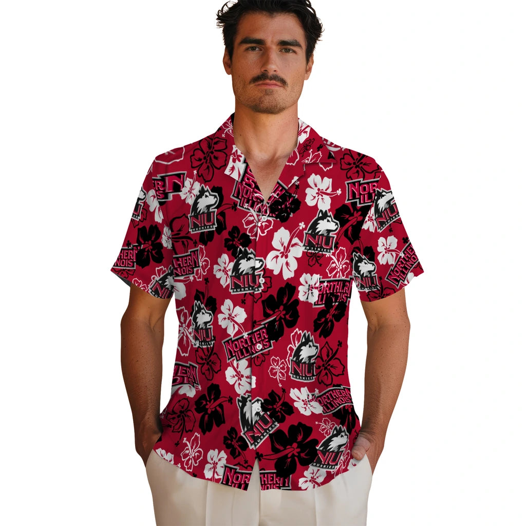 Northern Illinois Huskies Hibiscus Bloom Hawaiian Shirt – Moonbestprint