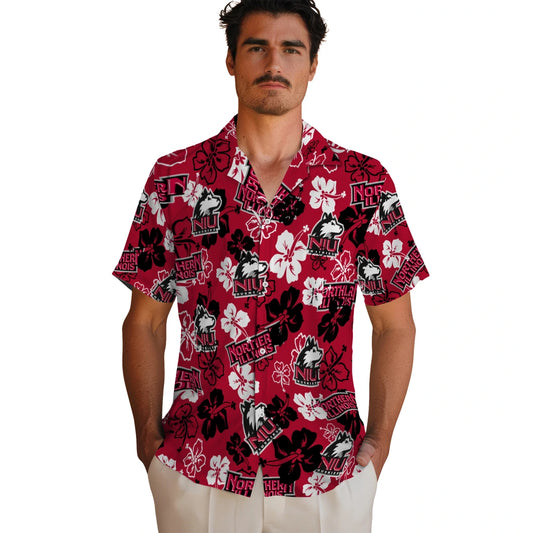 Northern Illinois Huskies Hibiscus Bloom Hawaiian Shirt – Moonbestprint