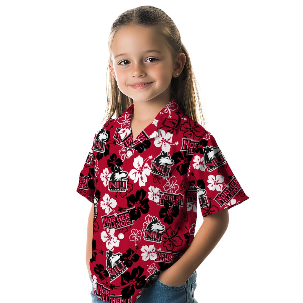 Northern Illinois Huskies Hibiscus Bloom Hawaiian Shirt – Moonbestprint