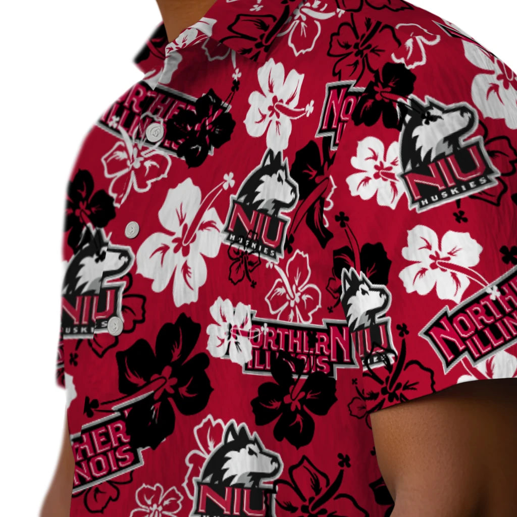 Northern Illinois Huskies Hibiscus Bloom Hawaiian Shirt – Moonbestprint