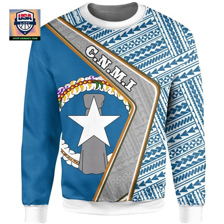 Northern Mariana Islands Sweater ? Polynesian Cost Of Arms A224 ? Usalast