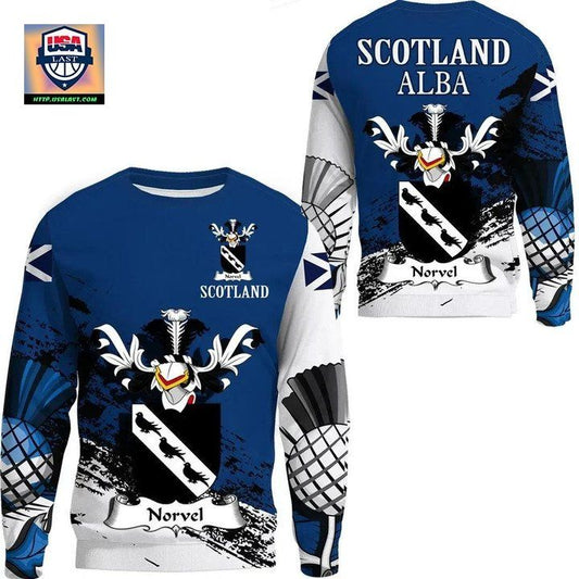 Norvel Scottish Family Crest Scotland Special Sweater A7 ? Usalast