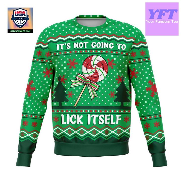 Not Gonna Lick Itself 2022 Naughty Meme 3d Ugly Christmas Sweater ? Usalast