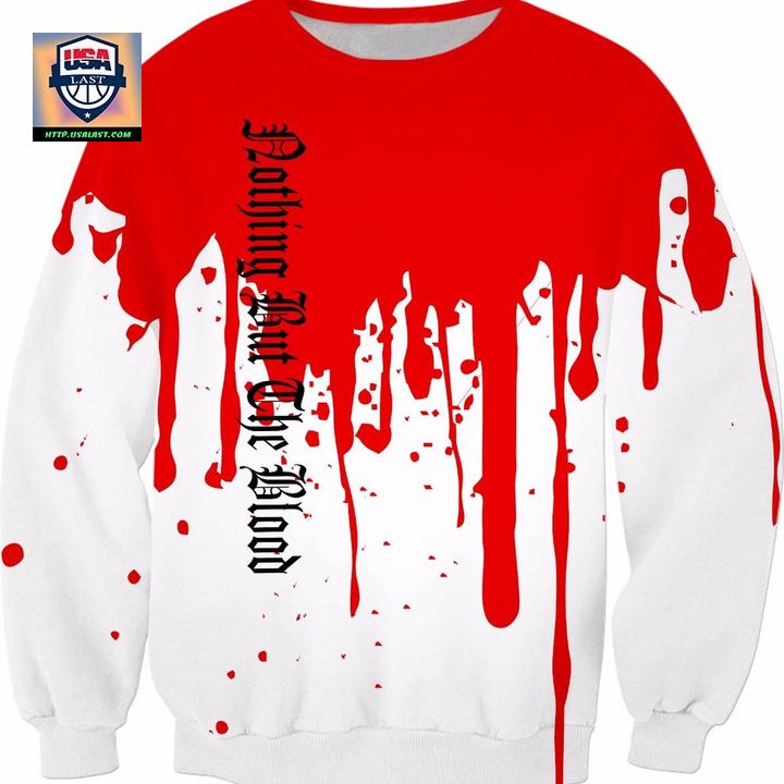 Nothing But The Blood Custom Sweater ? Usalast