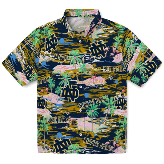 Notre Dame Fighting Irish Flamingo Retreat 2026 Hawaiian Shirt – Moonbestprint