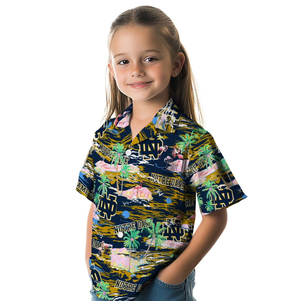 Notre Dame Fighting Irish Flamingo Retreat 2026 Hawaiian Shirt – Moonbestprint
