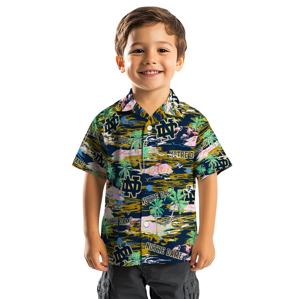 Notre Dame Fighting Irish Flamingo Retreat 2026 Hawaiian Shirt – Moonbestprint