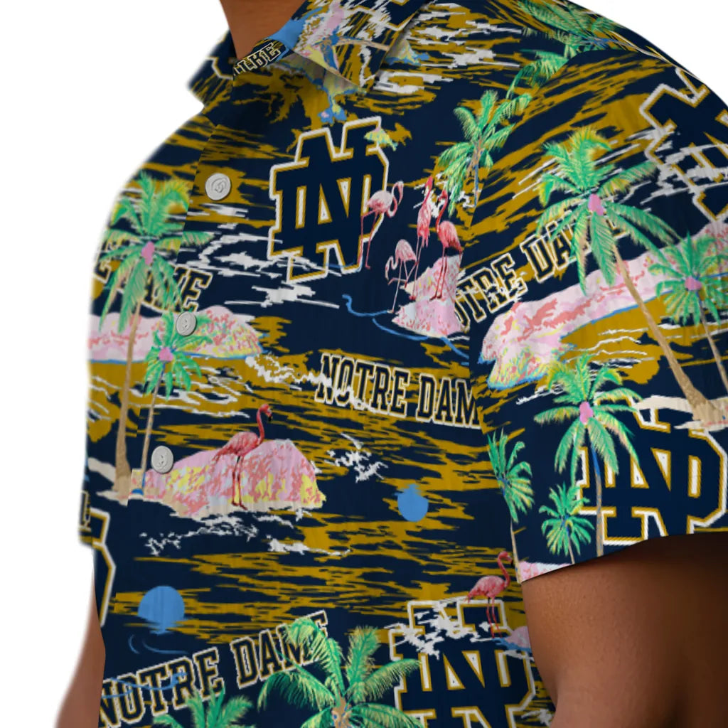Notre Dame Fighting Irish Flamingo Retreat 2026 Hawaiian Shirt – Moonbestprint