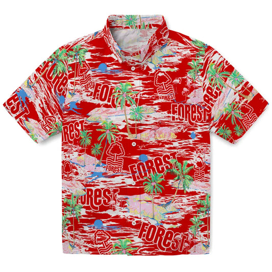 Nottingham Forest Flamingo Retreat 2026 Hawaiian Shirt – Moonbestprint