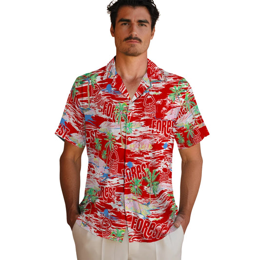 Nottingham Forest Flamingo Retreat 2026 Hawaiian Shirt – Moonbestprint