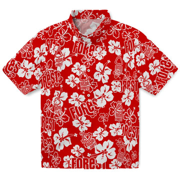 Nottingham Forest Hibiscus Bloom Hawaiian Shirt – Moonbestprint