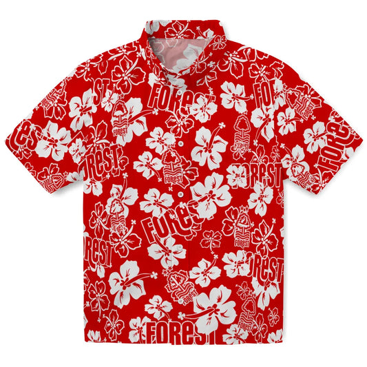 Nottingham Forest Hibiscus Bloom Hawaiian Shirt – Moonbestprint